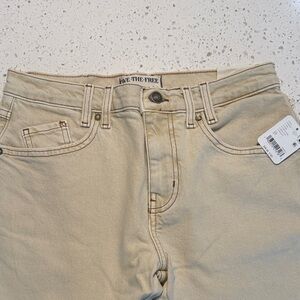 We The Free Cream High-Rise Jeans